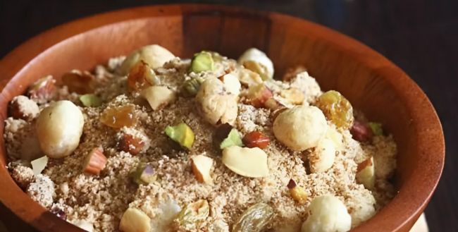 Atta panjiri for Janmashtami